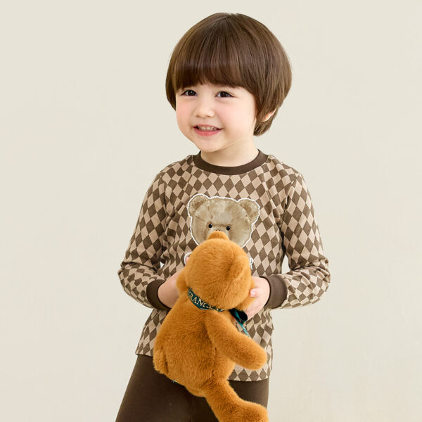 ชุดนอนเด็กแขนยาวขายาว 24fw/Cute Bear