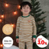 ชุดนอนคริสต์มาส 24fw/Stripe (Beige)