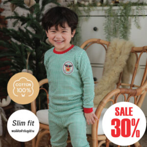 THYT ชุดนอนคริสต์มาส 24fw/Check Rudolph