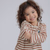 ชุดนอนเด็กผ้านุ่ม 24fw/Peach Warm Mini Heart (Brown)
