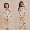 ชุดนอนเด็กผ้านุ่ม 24fw/Peach Warm Heart