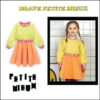 ชุดกระโปรง เดรส  Brave Petite Mieux นำเข้าจากเกาหลี Size140