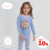 Cordi-I 25ss/ชุดนอนแขนยาวขายาว ผ้า Single Span Bonjour bear