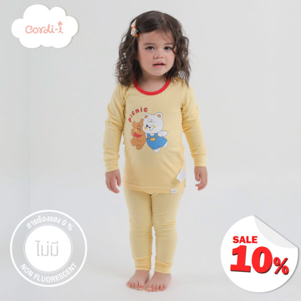 Cordi-I 25ss/ชุดนอนแขนยาวขายาว ผ้า Single Span Picnic day