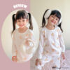 25ss/ชุดนอนแขนยาวขายาว Teddy bear (PINK)
