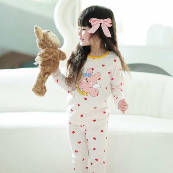 Cordi-I 25ss/ชุดนอนแขนยาวขายาว ผ้า Single Span Cupid