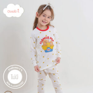 Cordi-I 25ss/ชุดนอนแขนยาวขายาว ผ้า Single Span Popcorn