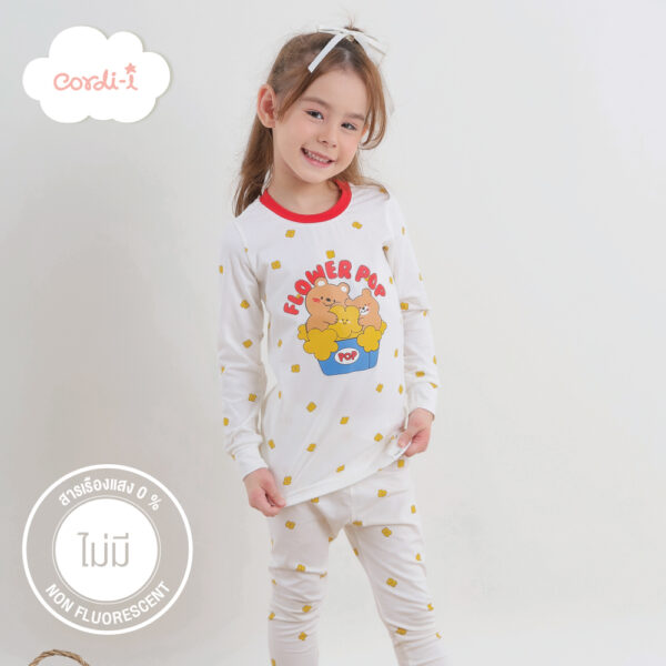 Cordi-I 25ss/ชุดนอนแขนยาวขายาว ผ้า Single Span Popcorn