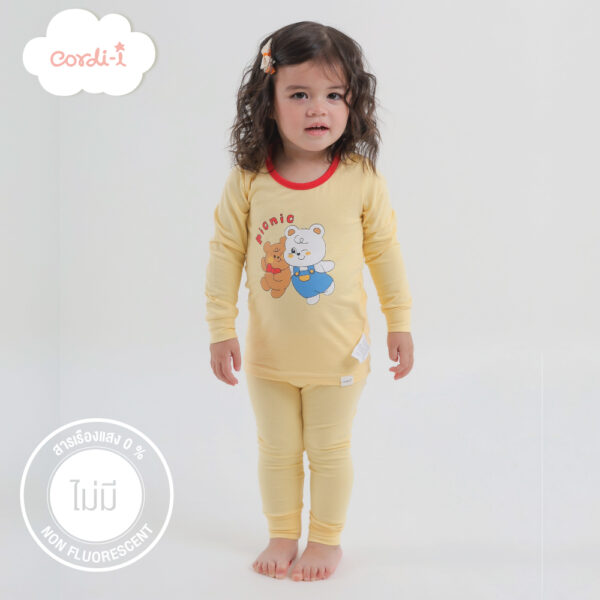 Cordi-I 25ss/ชุดนอนแขนยาวขายาว ผ้า Single Span Picnic day