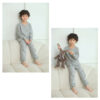 ชุดนอนเด็กแขนยาวขายาว 25ss/Organic Soft (GRAY)