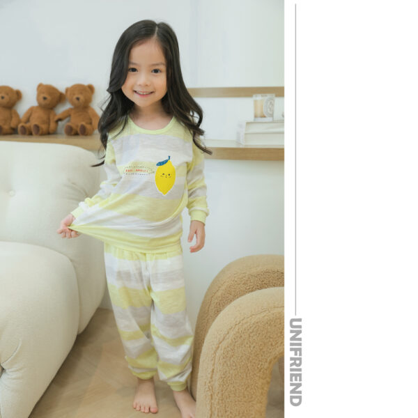 25ss/ชุดนอนแขนยาวขายาว Soda Lemon