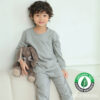 ชุดนอนเด็กแขนยาวขายาว 25ss/Organic Soft (GRAY)