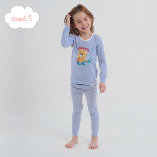 Cordi-I 25ss/ชุดนอนแขนยาวขายาว ผ้า Single Span Bonjour bear