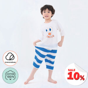 ชุดแขนขายาว 7 ส่วน 25ss/ Slub Cotton Smile