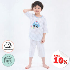 ชุดแขนขายาว 7 ส่วน 25SS/ Cotton Beep Beep