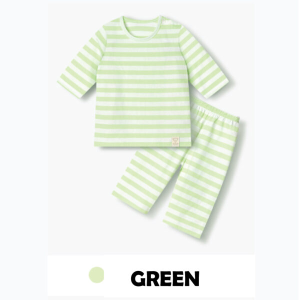 ชุดแขนขายาว 7 ส่วน 25ss/ Cotton Pre dyed Stripe