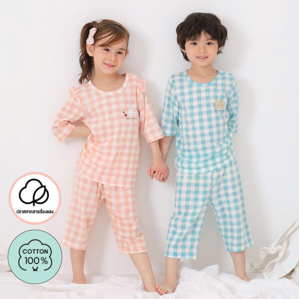 ชุดแขนขายาว 7 ส่วน 25ss/ Slub Cotton Star Bear