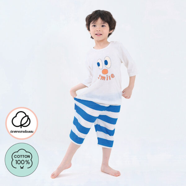 ชุดแขนขายาว 7 ส่วน 25ss/ Slub Cotton Smile