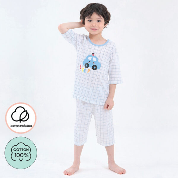 ชุดแขนขายาว 7 ส่วน 25SS/ Cotton Beep Beep