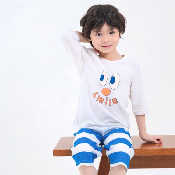 ชุดแขนขายาว 7 ส่วน 25ss/ Slub Cotton Smile