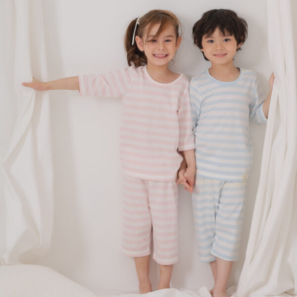 ชุดแขนขายาว 7 ส่วน 25ss/ Cotton Pre dyed Stripe