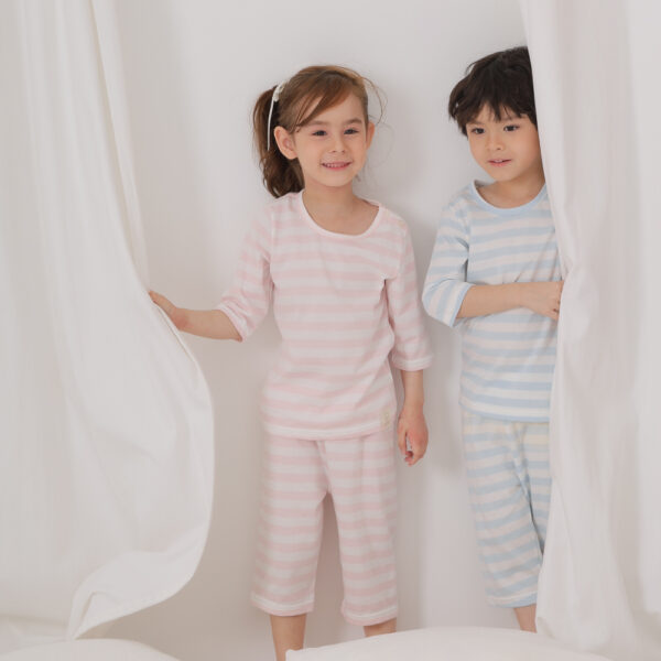 ชุดแขนขายาว 7 ส่วน 25ss/ Cotton Pre dyed Stripe