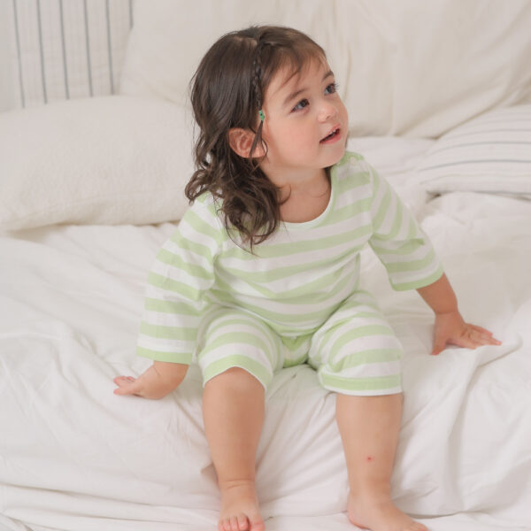 ชุดแขนขายาว 7 ส่วน 25ss/ Cotton Pre dyed Stripe
