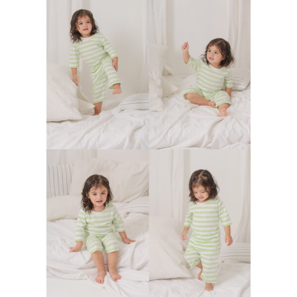 ชุดแขนขายาว 7 ส่วน 25ss/ Cotton Pre dyed Stripe
