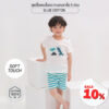 ชุดเสื้อแขนสั้นและกางเกงขาสั้น 5 ส่วน 25ss  Slub Cotton Crong Land