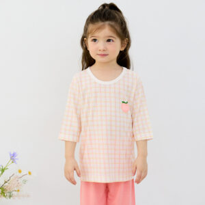 ชุดแขนขายาว 7 ส่วน 25ss Cool Rayon Sweet Bonbon Pink