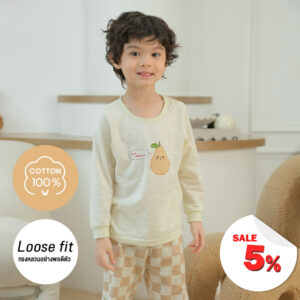 25ss/ชุดนอนแขนยาวขายาว Talk pear