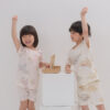 ชุดเสื้อแขนสั้นและกางเกงขาสั้น 5 ส่วน 25ss Organic Cotton Pinky Unicorn