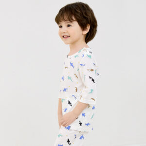 ชุดแขนขายาว 7 ส่วน 25ss Cool Rayon Sweet Bonbon Blue Ocean