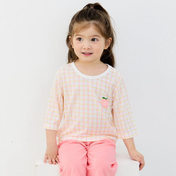 ชุดแขนขายาว 7 ส่วน 25ss Cool Rayon Sweet Bonbon Pink