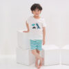 ชุดเสื้อแขนสั้นและกางเกงขาสั้น 5 ส่วน 25ss  Slub Cotton Crong Land