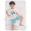 ชุดเสื้อแขนสั้นและกางเกงขาสั้น 5 ส่วน 25ss  Slub Cotton Crong Land