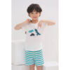 ชุดเสื้อแขนสั้นและกางเกงขาสั้น 5 ส่วน 25ss  Slub Cotton Crong Land