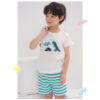 ชุดเสื้อแขนสั้นและกางเกงขาสั้น 5 ส่วน 25ss  Slub Cotton Crong Land