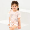 ชุดเสื้อแขนสั้นและกางเกงขาสั้น 5 ส่วน 25ss Organic Cotton Pinky Unicorn