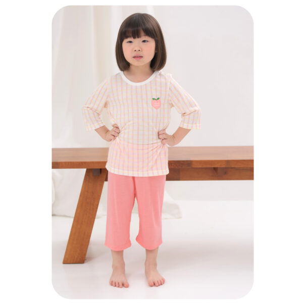 ชุดแขนขายาว 7 ส่วน 25ss Cool Rayon Sweet Bonbon Pink