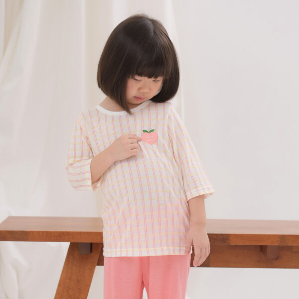 ชุดแขนขายาว 7 ส่วน 25ss Cool Rayon Sweet Bonbon Pink