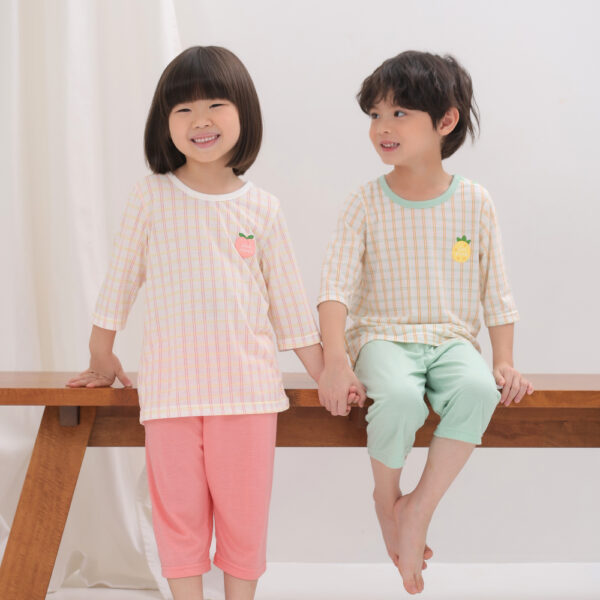 ชุดแขนขายาว 7 ส่วน 25ss Cool Rayon Sweet Bonbon Pink