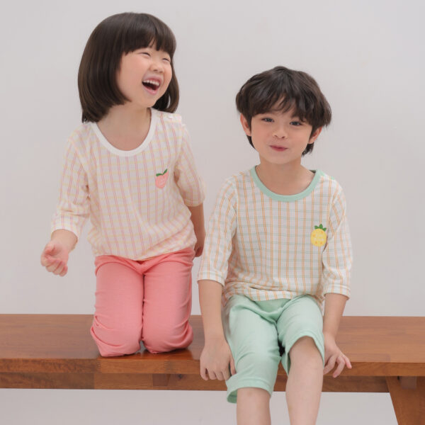 ชุดแขนขายาว 7 ส่วน 25ss Cool Rayon Sweet Bonbon Pink
