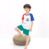 ชุดเสื้อแขนสั้นและกางเกงขาสั้น 5 ส่วน 25ss Cotton Jacquard Robot