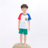 ชุดเสื้อแขนสั้นและกางเกงขาสั้น 5 ส่วน 25ss Cotton Jacquard Robot