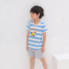 ชุดเสื้อแขนสั้นและกางเกงขาสั้น 5 ส่วน 25ss  Slub Cotton Rocket