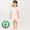 ชุดเสื้อแขนสั้นและกางเกงขาสั้น 5 ส่วน 25ss Organic Cotton Pinky Unicorn