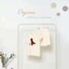 ชุดเสื้อแขนสั้นและกางเกงขาสั้น 5 ส่วน 25ss Organic Cotton Hi Dino