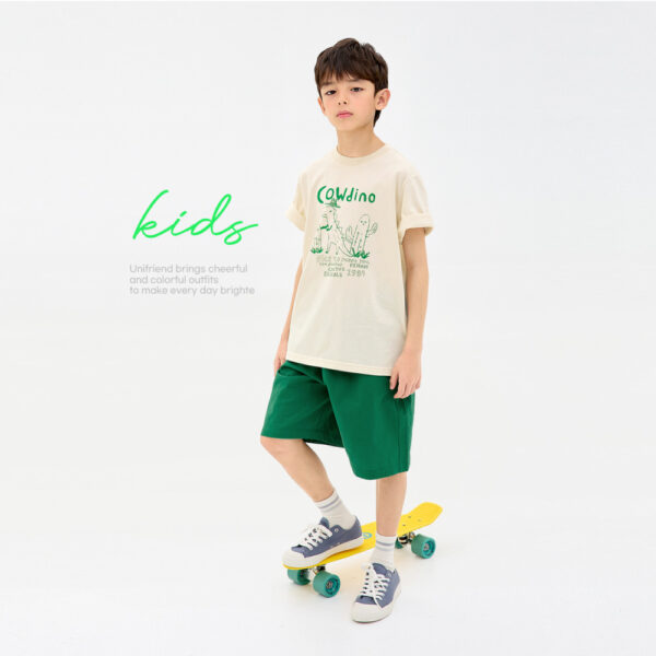 ชุดลำลองเด็ก 25SS/Cotton5 Cow Dino