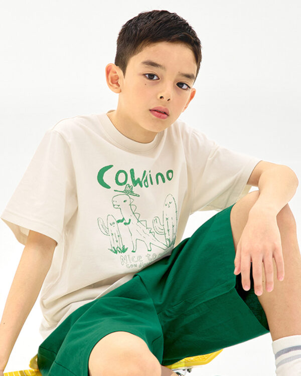 ชุดลำลองเด็ก 25SS/Cotton5 Cow Dino